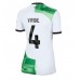 Cheap Liverpool Virgil van Dijk #4 Away Football Shirt Women 2023-24 Short Sleeve